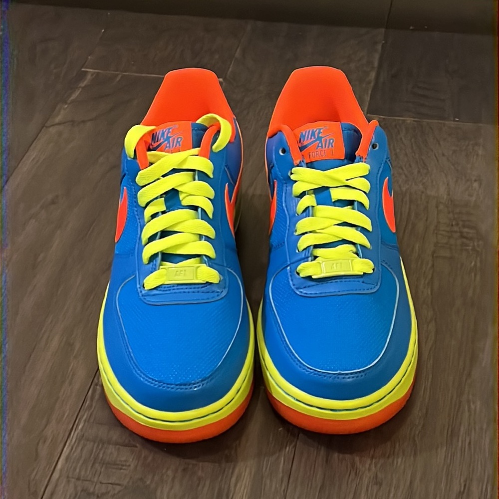 Nike Air Force 1 One GS Shoes Sneakers new 596728 424 Youth Boys Girls Size 5 - Picture 4 of 16